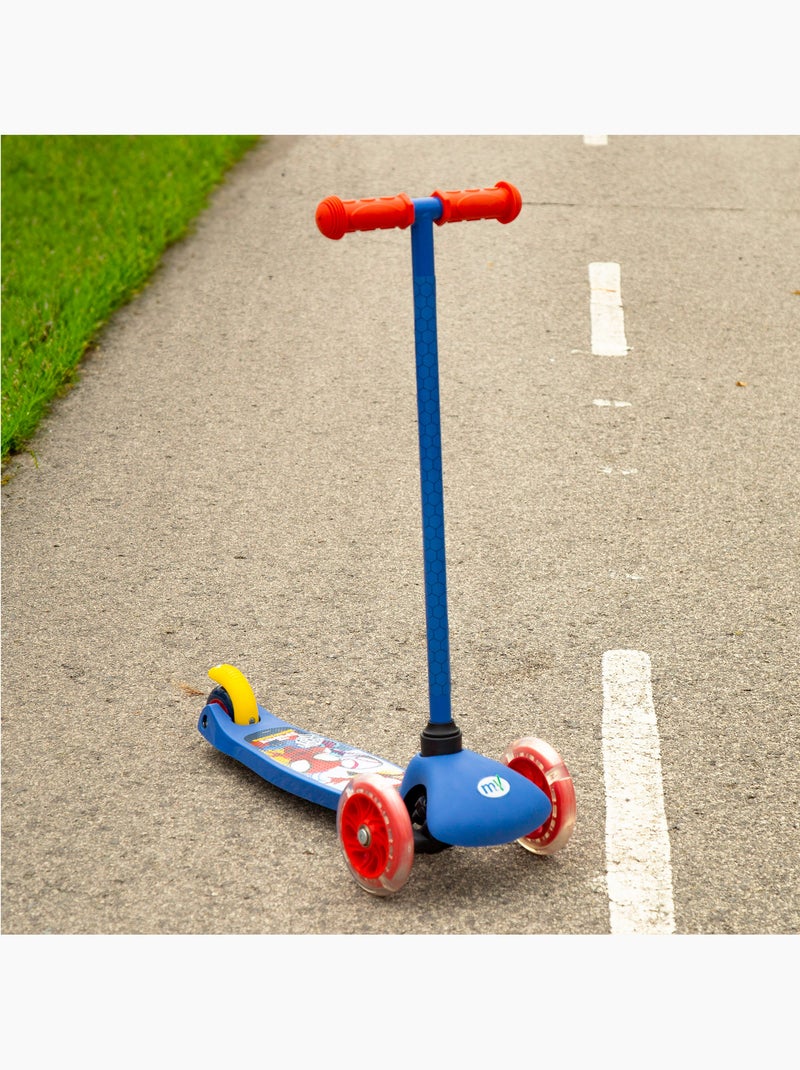Spidey patinete 3 ruedas 55x23x68 cm máx. 20 kg con luces y freno N/D - Kiabi