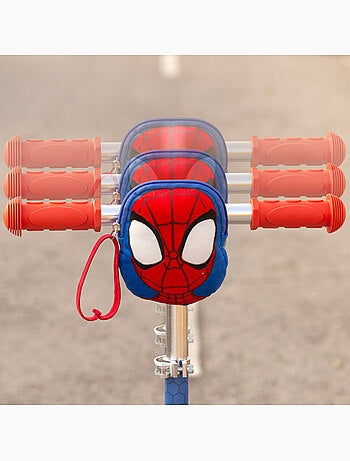 Spidey patinete infantil 3 ruedas con bolsillo