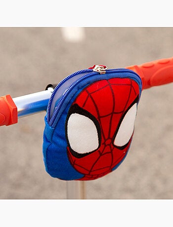 Spidey patinete infantil 3 ruedas con bolsillo