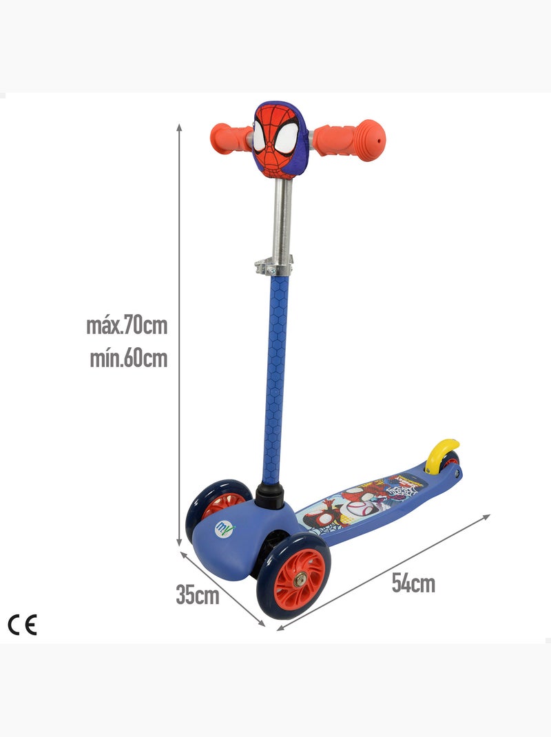 Spidey patinete infantil 3 ruedas con bolsillo N/D - Kiabi