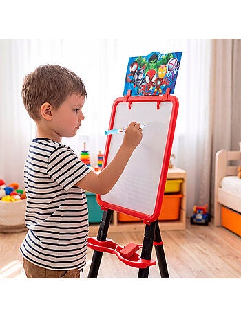 Spidey pizarra 2 en 1 doble cara con caballete + 3 años