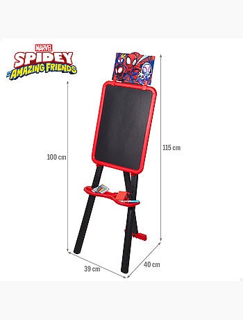 Spidey pizarra 2 en 1 doble cara con caballete + 3 años
