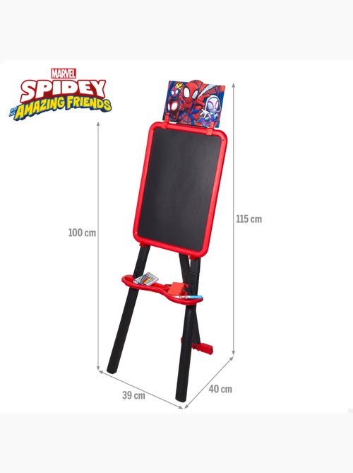 Spidey pizarra 2 en 1 doble cara con caballete + 3 años - Kiabi