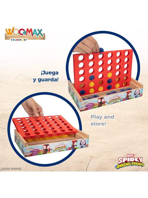 Spidey y su superequipo Juego 4 en raya WOOMAX - Kiabi Spidey y su superequipo Juego 4 en raya WOOMAX - Kiabi