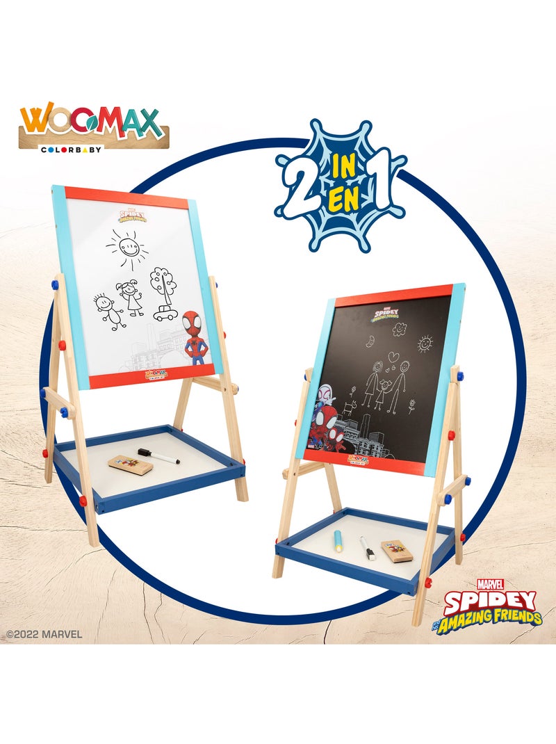 Spidey y su superequipo Pizarra caballete infantil 2 en 1 WOOMAX N/D - Kiabi
