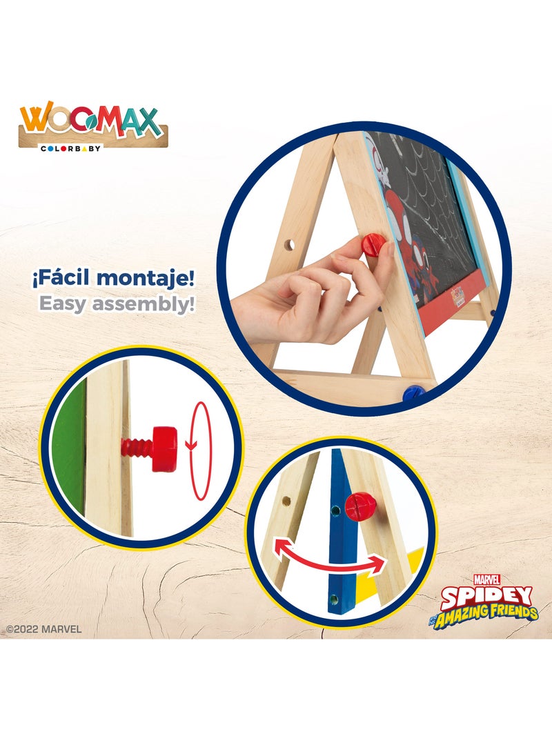 Spidey y su superequipo Pizarra caballete infantil 2 en 1 WOOMAX N/D - Kiabi