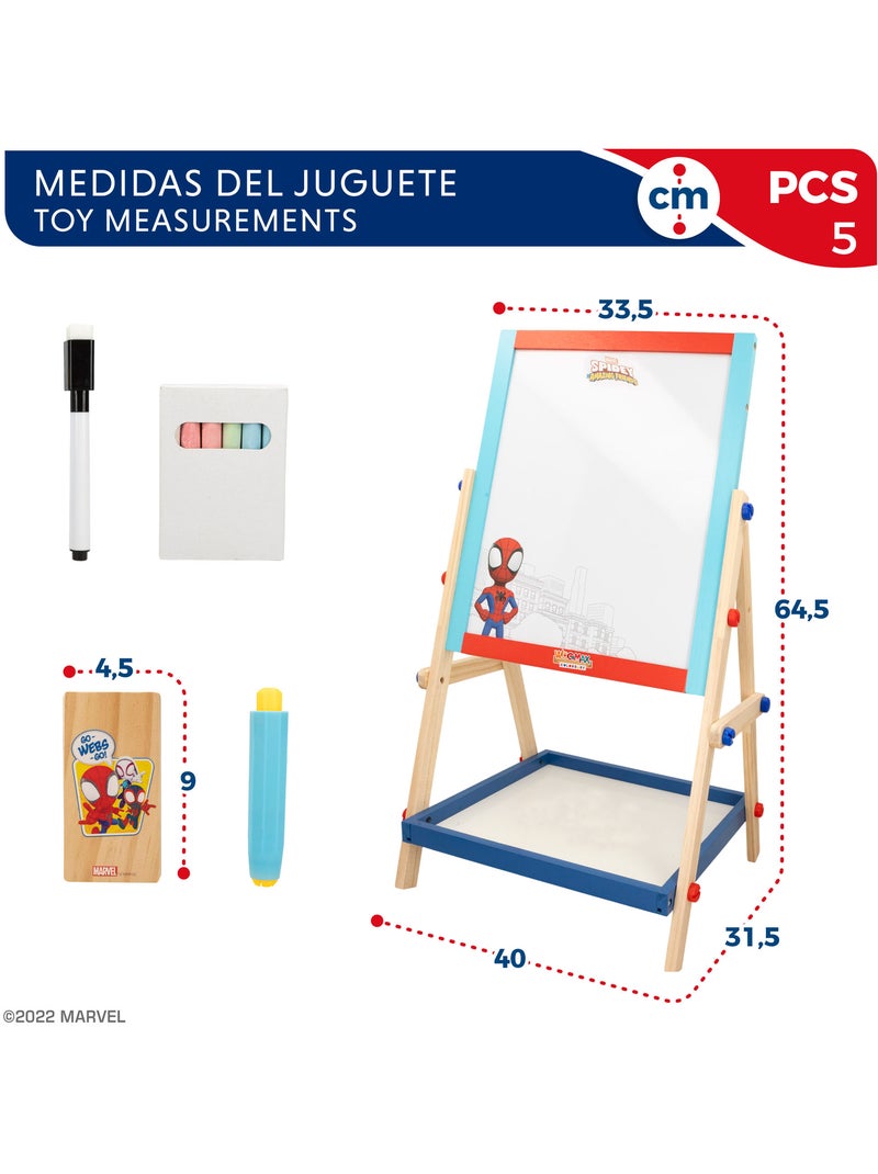 Spidey y su superequipo Pizarra caballete infantil 2 en 1 WOOMAX N/D - Kiabi