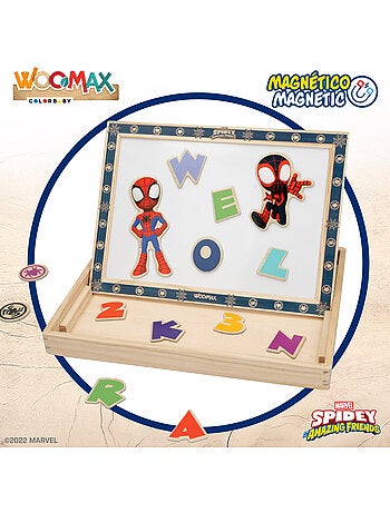 Spidey y su superequipo Pizarra infantil 2 en 1 WOOMAX