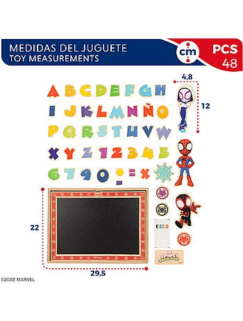 Spidey y su superequipo Pizarra infantil 2 en 1 WOOMAX