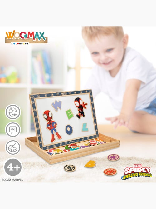 Spidey y su superequipo Pizarra infantil 2 en 1 WOOMAX - Kiabi