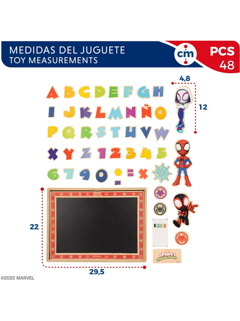 Spidey y su superequipo Pizarra infantil 2 en 1 WOOMAX N/D - Kiabi