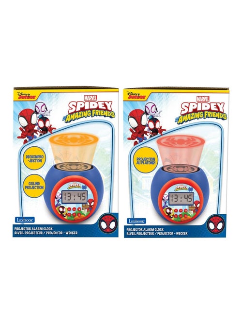 Spidey y sus increíbles amigos Reloj despertador proyector con temporizador - Kiabi