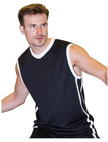Spiro - Camiseta de Baloncesto de Secado Rápido Sin Mangas para Hombre