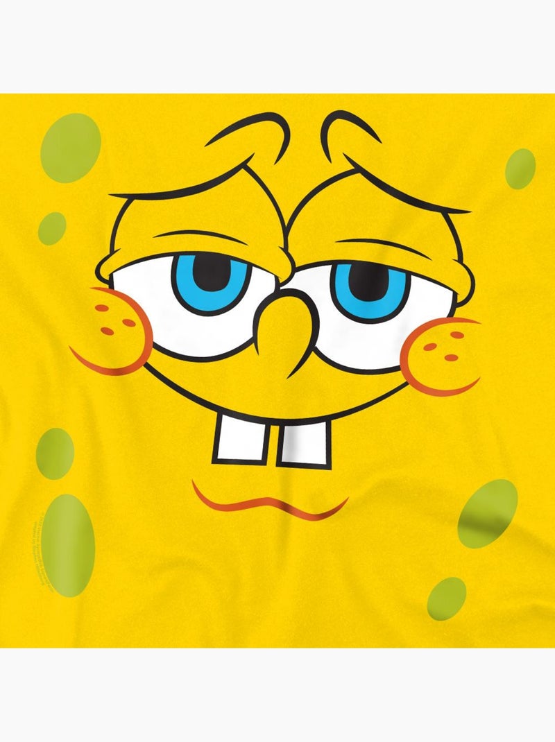SpongeBob SquarePants - Camiseta Confident Cara para Hombre Amarillo - Kiabi
