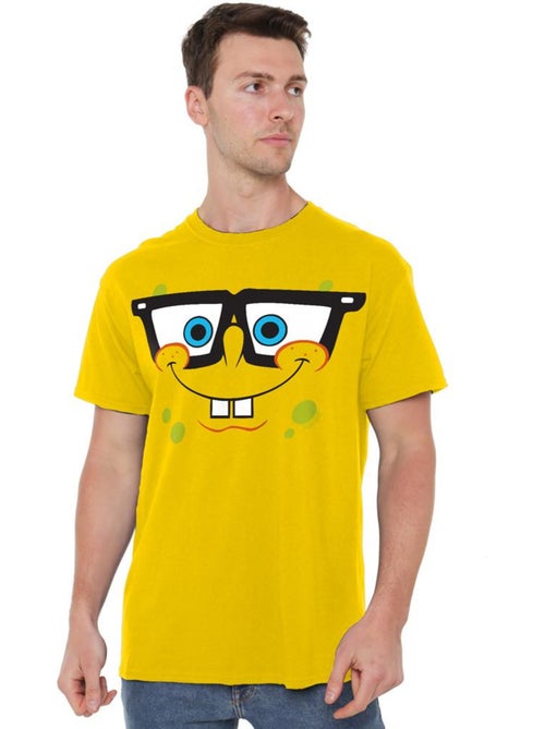 SpongeBob SquarePants - Camiseta Nerd Cara para Hombre - Kiabi SpongeBob SquarePants - Camiseta Nerd Cara para Hombre - Kiabi