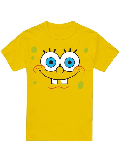 SpongeBob SquarePants - Camiseta Smiling Cara para Hombre - Kiabi