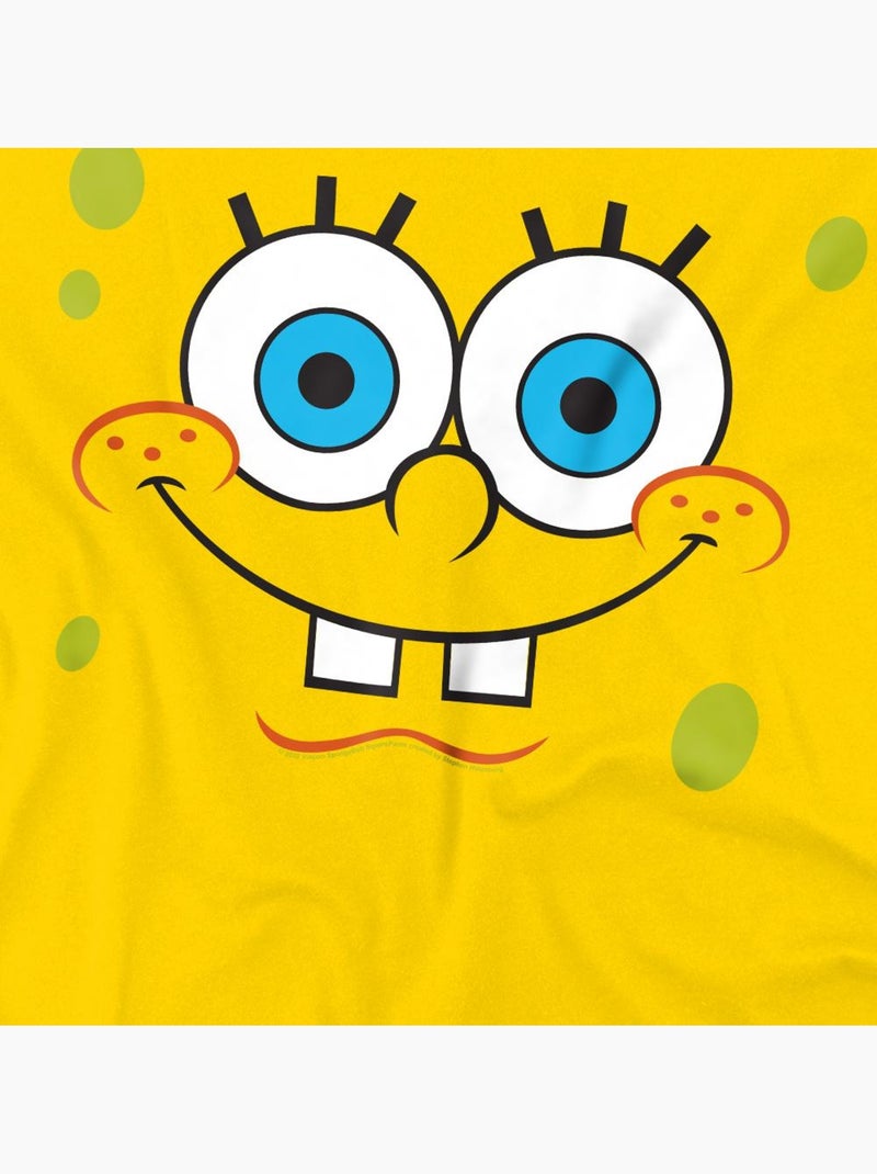 SpongeBob SquarePants - Camiseta Smiling Cara para Hombre Amarillo - Kiabi