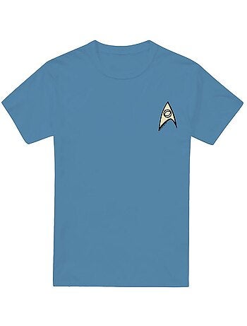 Star Trek - Camiseta Science Uniform Aluminio para Hombre