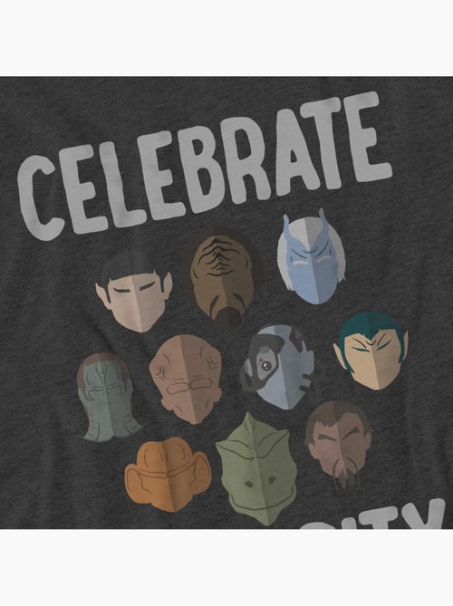 Star Trek - Camiseta The Celebrate Diversity para Adultos Unisex - Kiabi