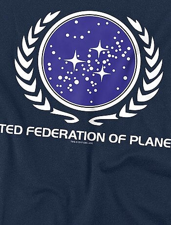 Star Trek - Camiseta United Federation Logotipo para Hombre