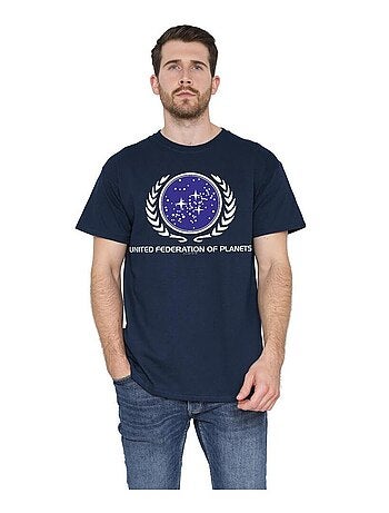 Star Trek - Camiseta United Federation Logotipo para Hombre