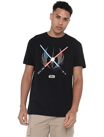 Star Wars - Camiseta Crossed Blades para Hombre