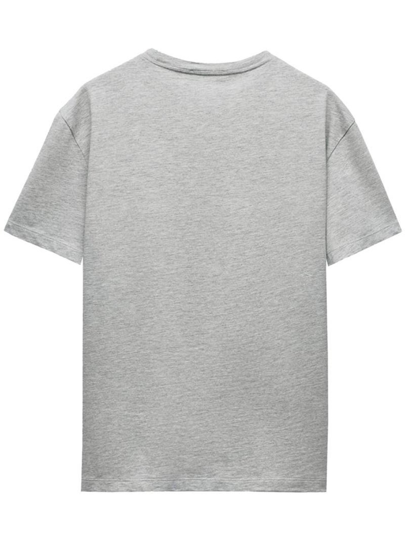 Star Wars - Camiseta de BB-8 Diseño Abstracto de Jaspeado para Mujer Gris claro - Kiabi