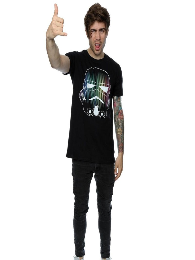 Star Wars - Camiseta de Stormtrooper Vertical para Hombre Negro - Kiabi