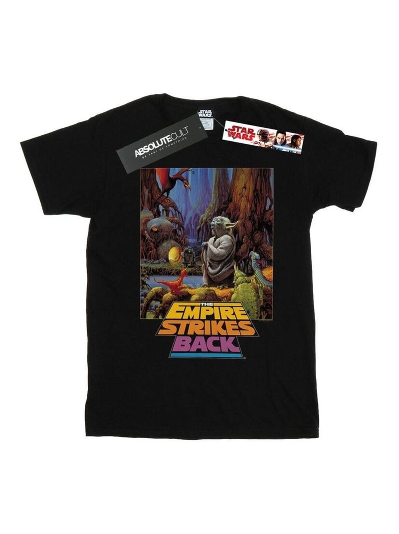 Star Wars - Camiseta de Yoda Póster para Hombre Negro - Kiabi