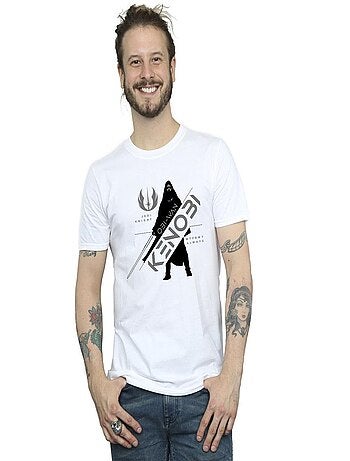 Star Wars - Camiseta Jedi Knight de Obi Wan Kenobi para Hombre