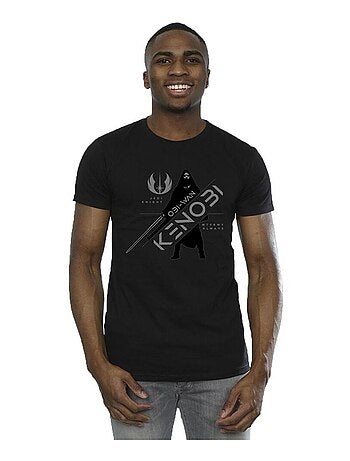 Star Wars - Camiseta Jedi Knight de Obi Wan Kenobi para Hombre