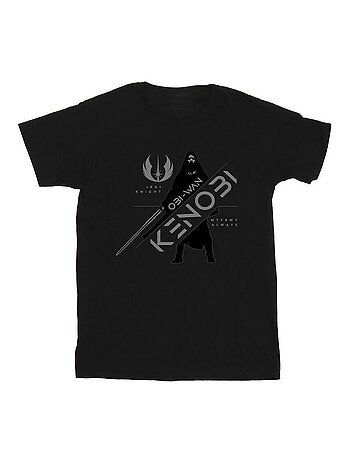 Star Wars - Camiseta Jedi Knight de Obi Wan Kenobi para Hombre
