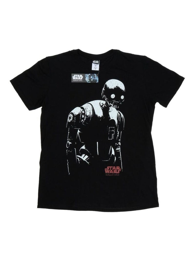 Star Wars - Camiseta K-2SO para Hombre Negro - Kiabi