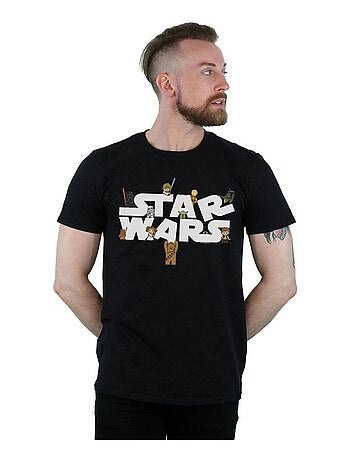 Star Wars - Camiseta Kiddie Logotipo para Hombre