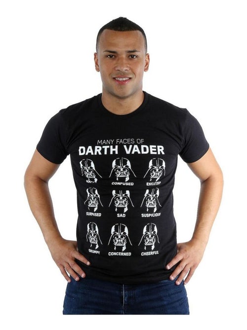 Star Wars - Camiseta Many Faces Of Darth Vader de Algodón para Hombre - Kiabi