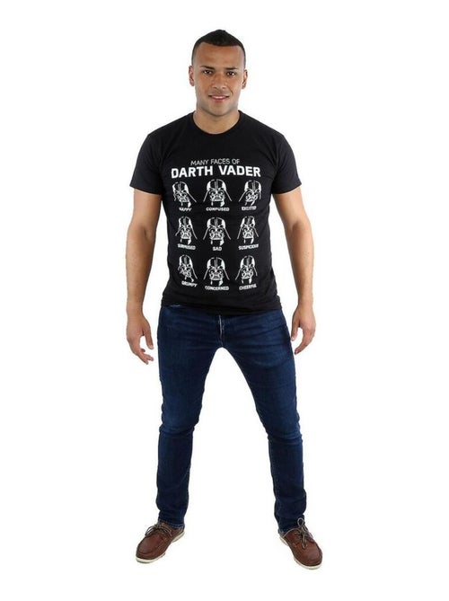 Star Wars - Camiseta Many Faces Of Darth Vader de Algodón para Hombre - Kiabi