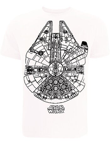 Star Wars - Camiseta Millennium Falcon para Hombre