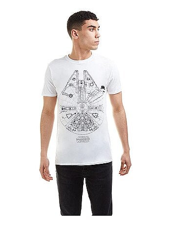 Star Wars - Camiseta Millennium Falcon para Hombre