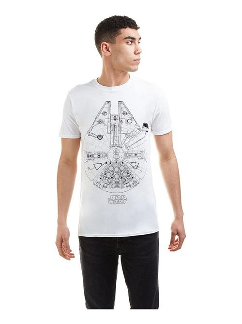 Star Wars - Camiseta Millennium Falcon para Hombre - Kiabi