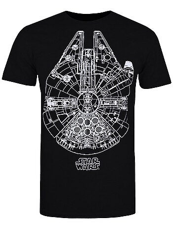 Star Wars - Camiseta Millennium Falcon para Hombre