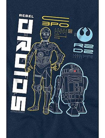 Star Wars - Camiseta Rebel Droids para Hombre