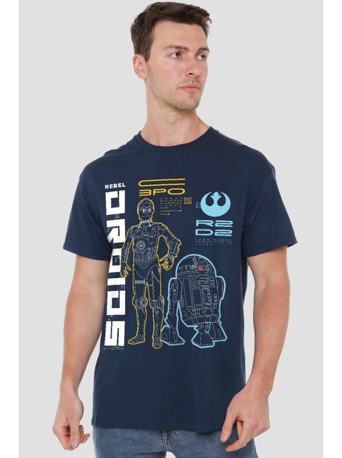 Star Wars - Camiseta Rebel Droids para Hombre - Kiabi