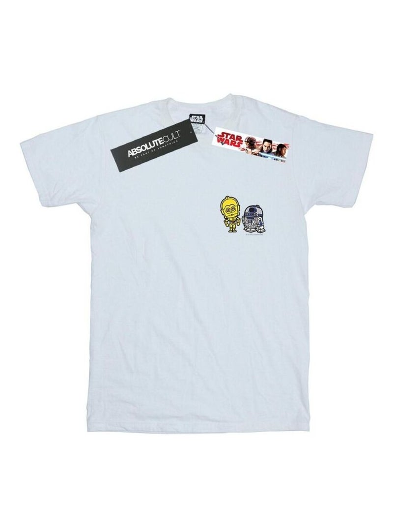 Star Wars - Camiseta Resistance Droids Estampado de pecho para Hombre Blanco - Kiabi