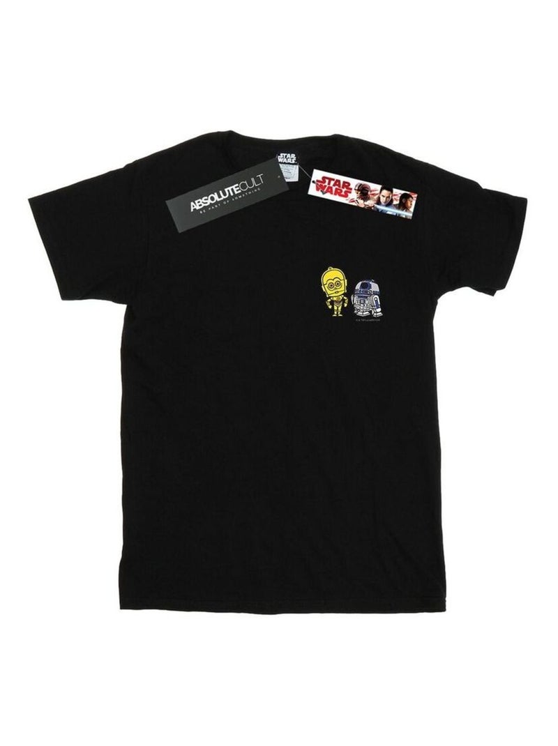 Star Wars - Camiseta Resistance Droids Estampado de pecho para Hombre Negro - Kiabi
