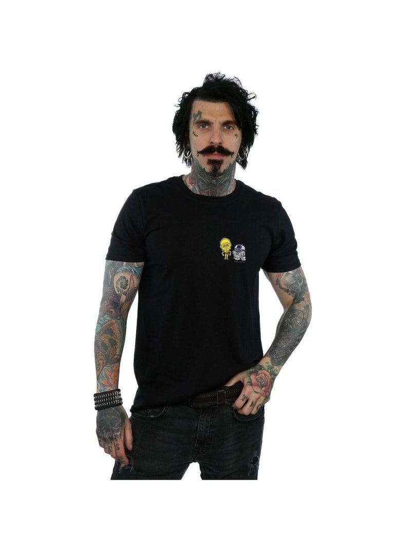 Star Wars - Camiseta Resistance Droids Estampado de pecho para Hombre Negro - Kiabi