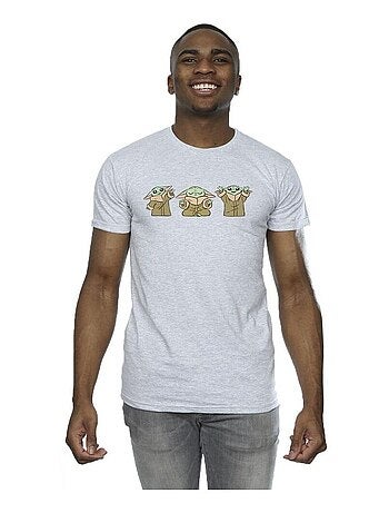 Star Wars - Camiseta The Mandalorian de Grogu Pose para Hombre