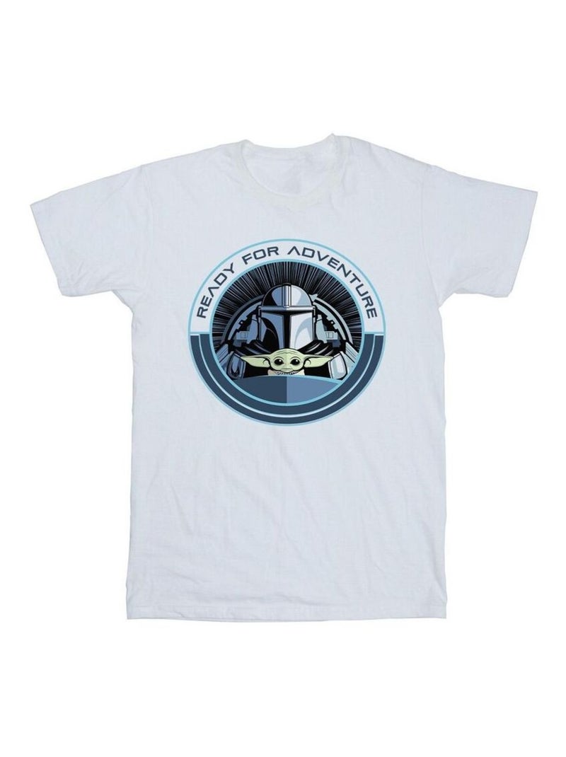 Star Wars - Camiseta The Mandalorian Ready For Adventure de Grogu para Hombre Blanco - Kiabi