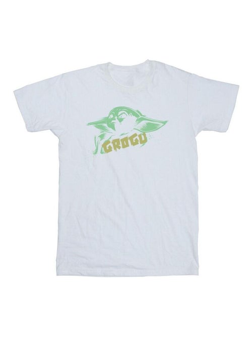 Star Wars - Camiseta The Mandalorian The Child de Grogu Salpicado para Hombre - Kiabi Star Wars - Camiseta The Mandalorian The Child de Grogu Salpicado para Hombre - Kiabi