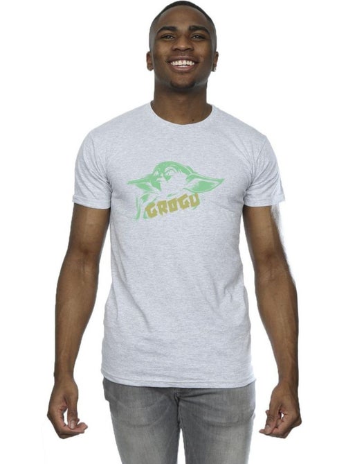 Star Wars - Camiseta The Mandalorian The Child de Grogu Salpicado para Hombre - Kiabi Star Wars - Camiseta The Mandalorian The Child de Grogu Salpicado para Hombre - Kiabi