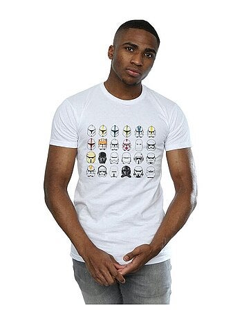 Star Wars - Camiseta Troopers Casco para Hombre